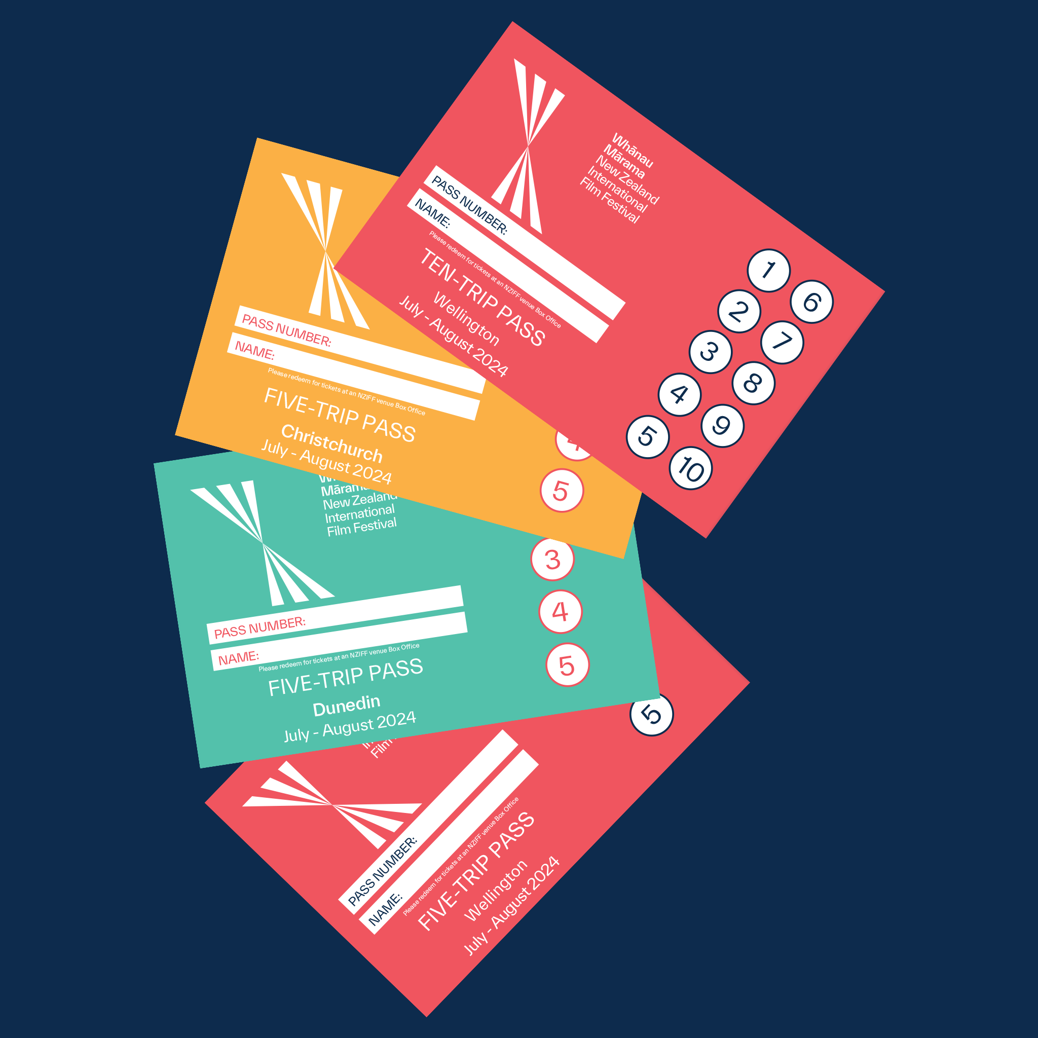 BOX OFFICE ONLY Dunedin 5Trip Pass nziff